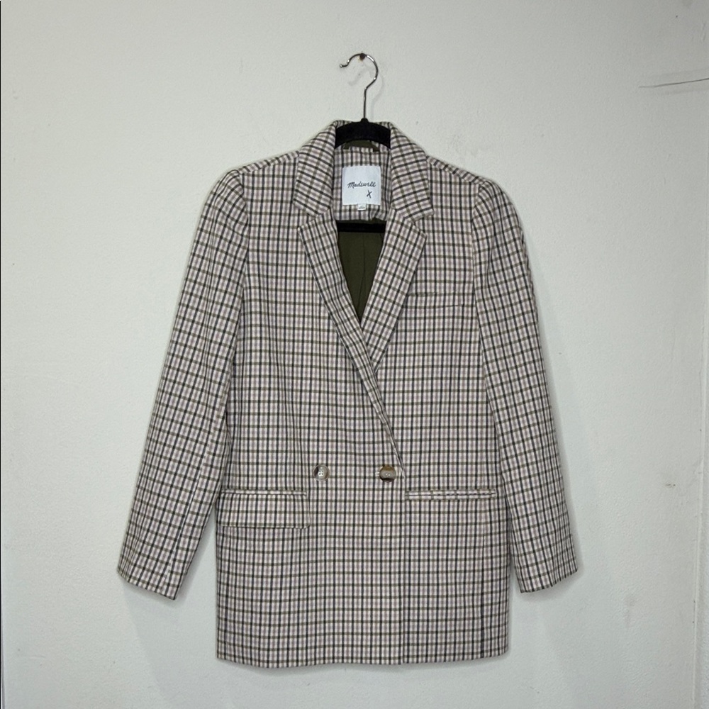Madewell Dorset Blazer in Albermarle Plaid